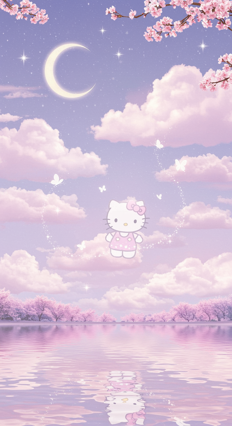 hello kitty wallpaper aesthetic