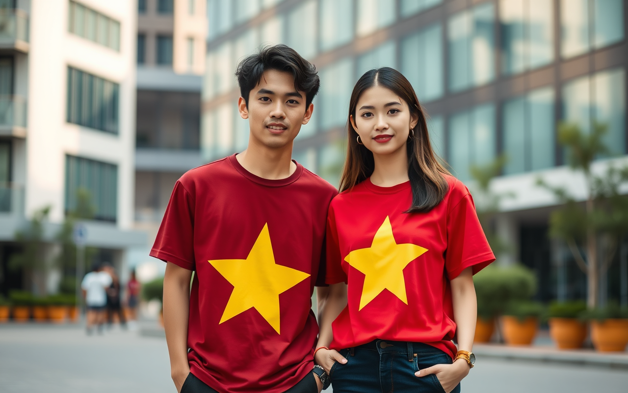 Thiết Kế Áo Thun Unisex Quốc Khánh