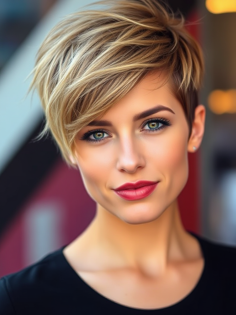 Messy Pixie Cut