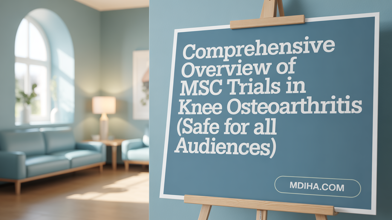 Comprehensive Overview of MSC Trials in Knee Osteoarthritis
