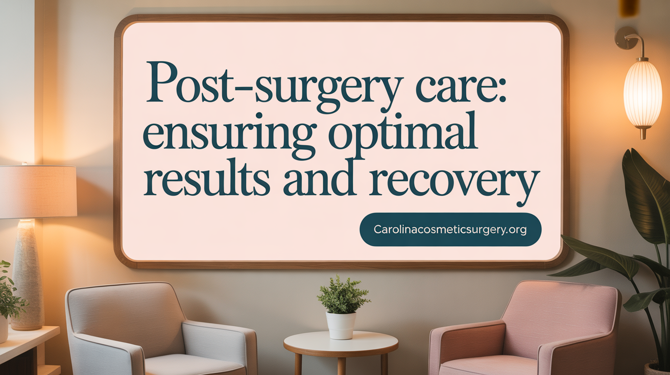 Post-Surgery Care: Ensuring Optimal Results and Recovery