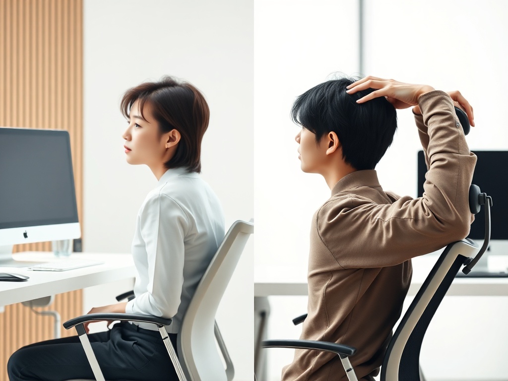 자세를 회복하는 치맥 운동과 도리도리 운동