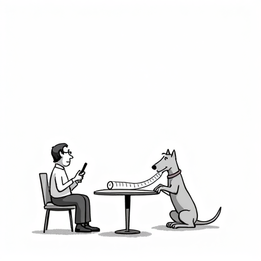 Meta Introduces AI Summaries Feature for WhatsApp single-panel cartoon