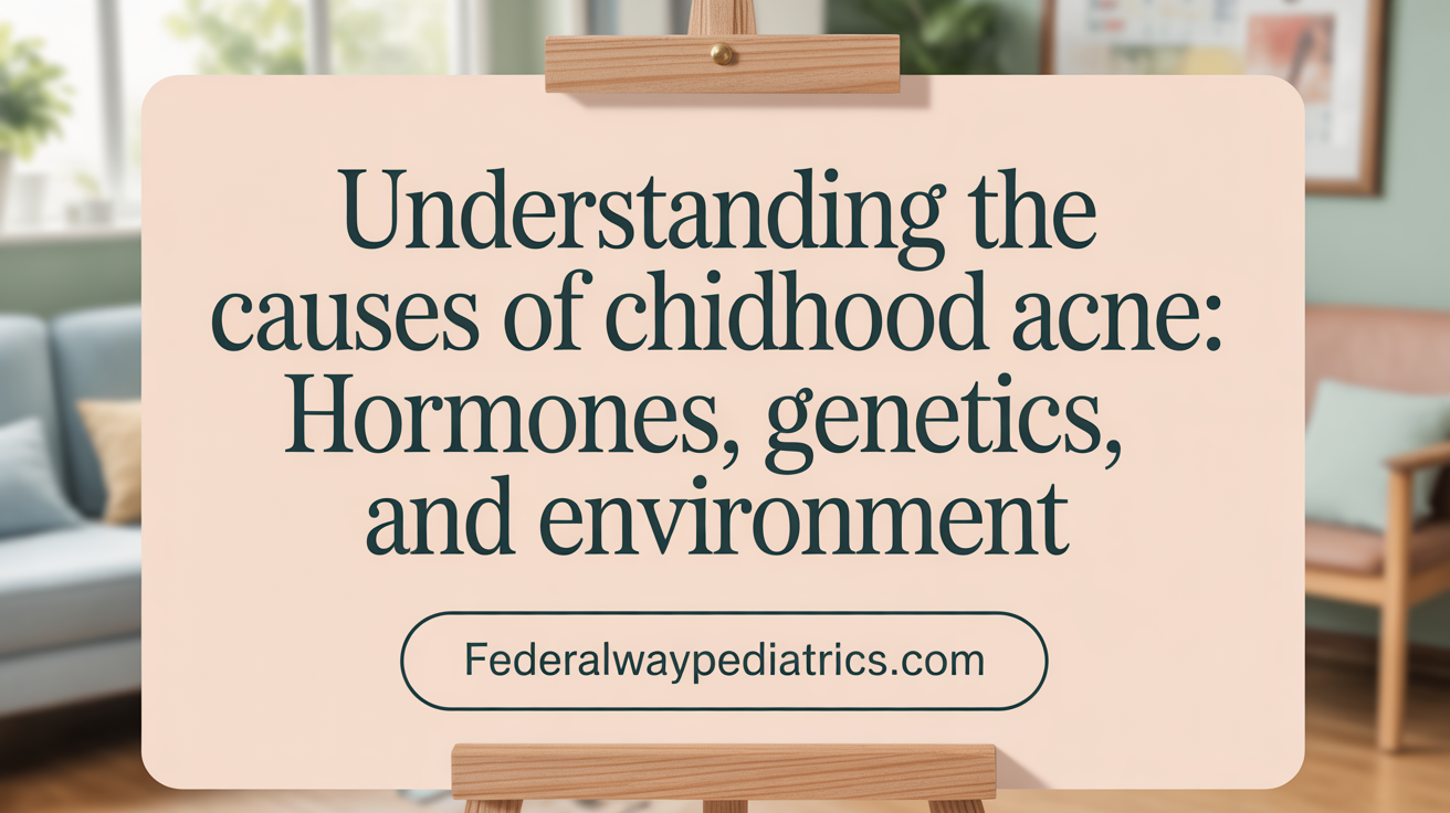 Understanding the Causes of Childhood Acne: Hormones, Genetics, and Environment