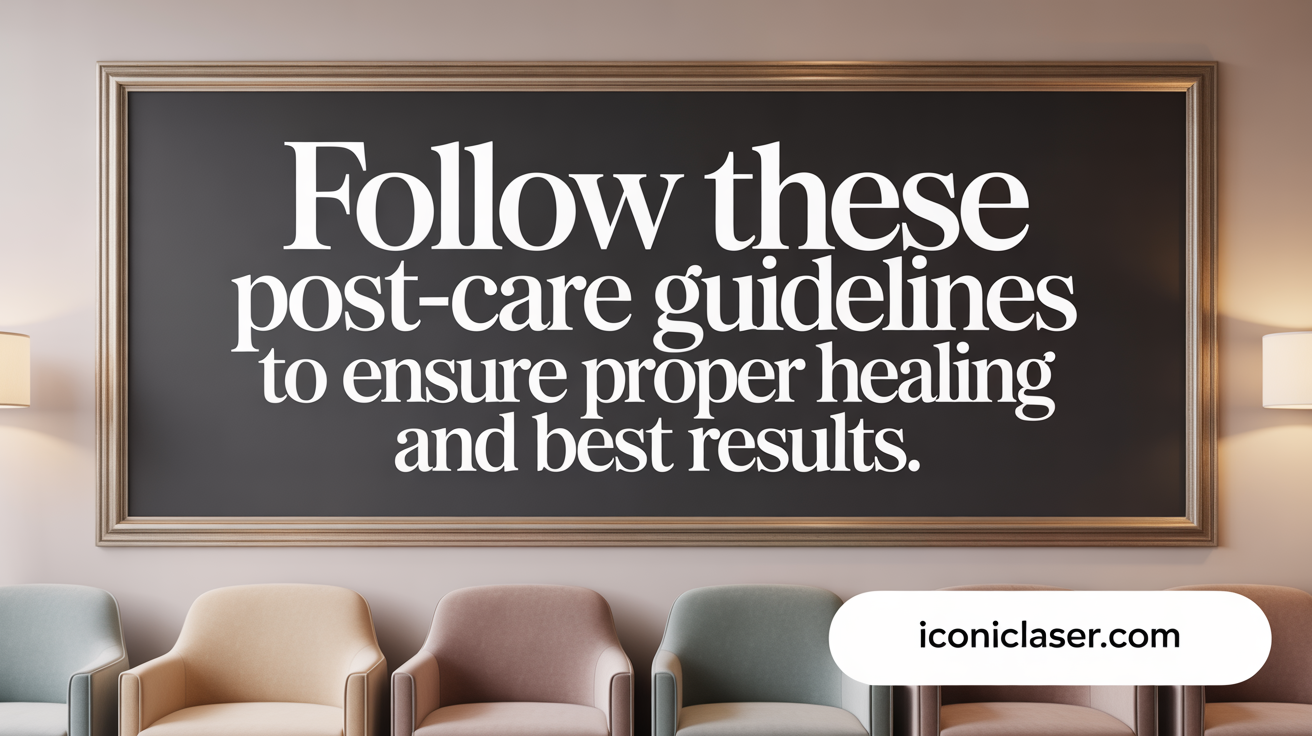Follow these post-care guidelines to ensure proper healing and best results.