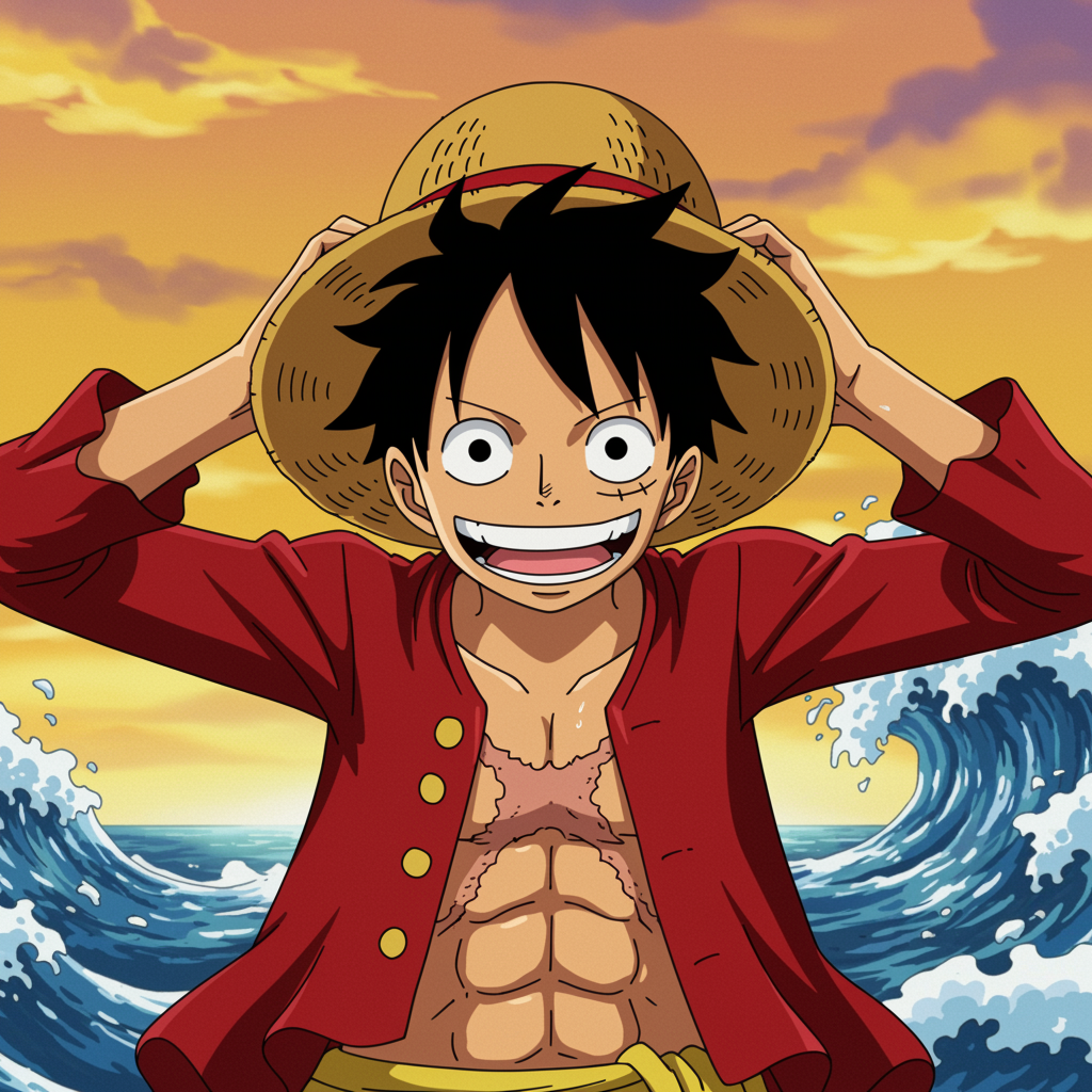 luffy pfp gif