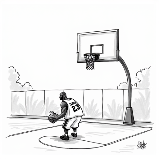 LeBron James opts into final contract year with Lakers single-panel cartoon