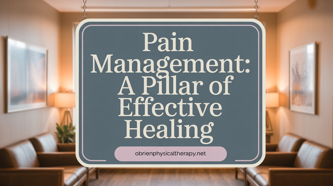 Pain Management: A Pillar of Effective Healing
