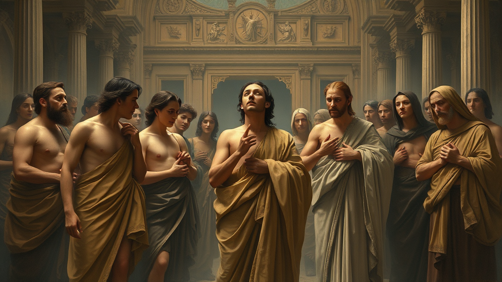 질서와 혼란 속에도 질서를 추구하는 모습