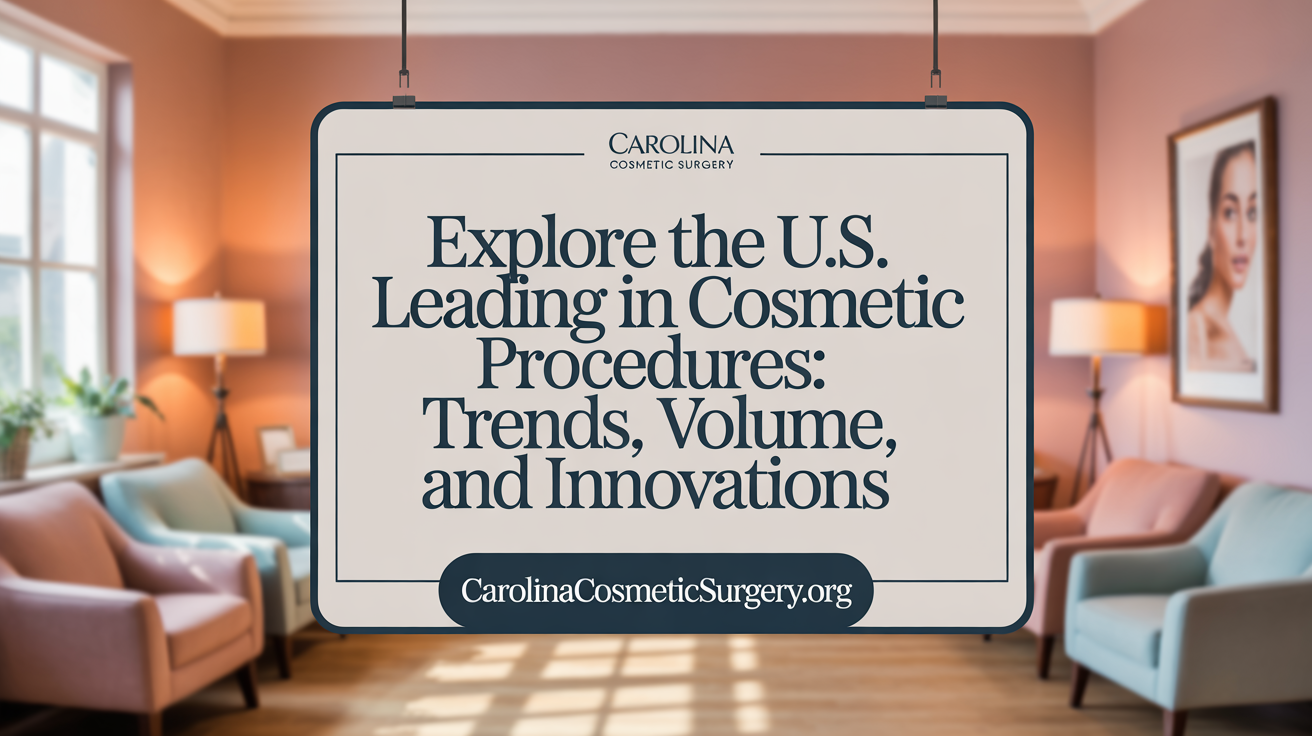 Explore the U.S. Leading in Cosmetic Procedures: Trends, Volume, and Innovations