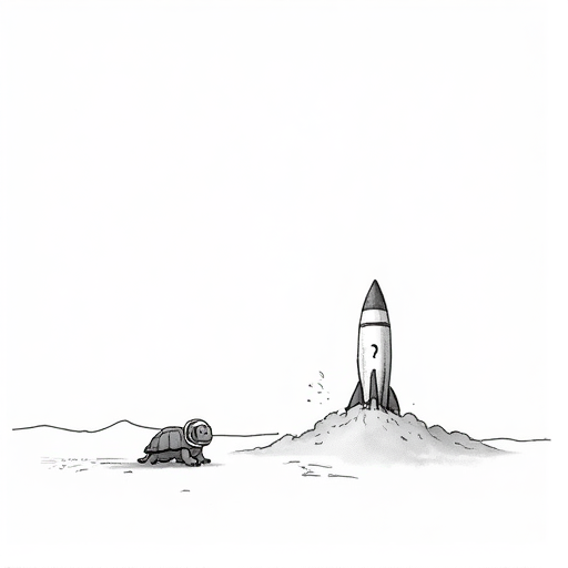 NASA's Space Launch System Faces Uncertain Future single-panel cartoon