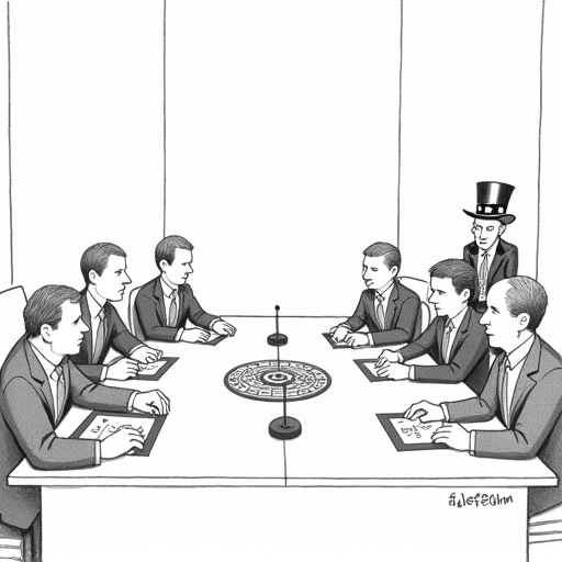 G7 Proposes New International Tax System Excluding U.S. Firms single-panel cartoon
