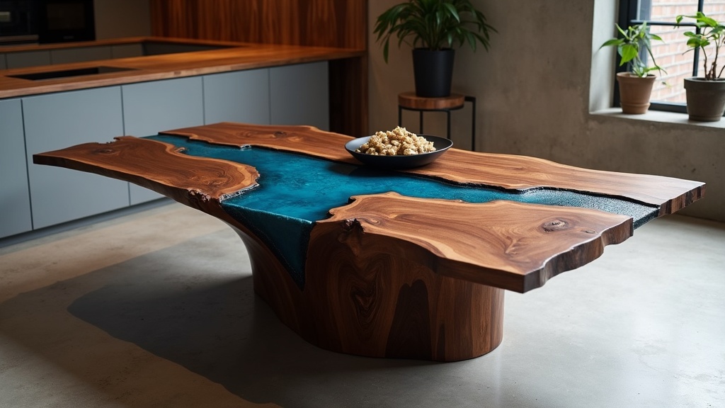 Плашки из эпоксидной смолы: мастер-класс по созданию стильных разделочных досок и подносов в стиле стола-реки