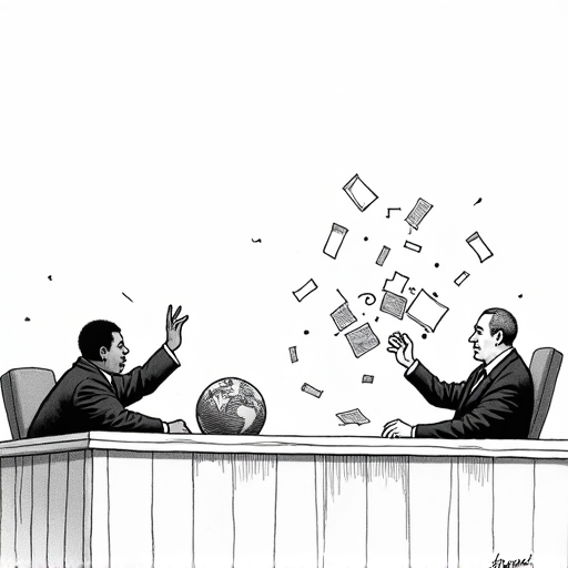 Dispute Over Migrant Deportation to South Sudan Intensifies single-panel cartoon