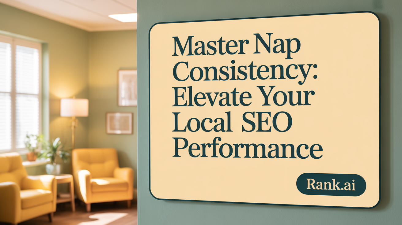 Master NAP Consistency: Elevate Your Local SEO Performance