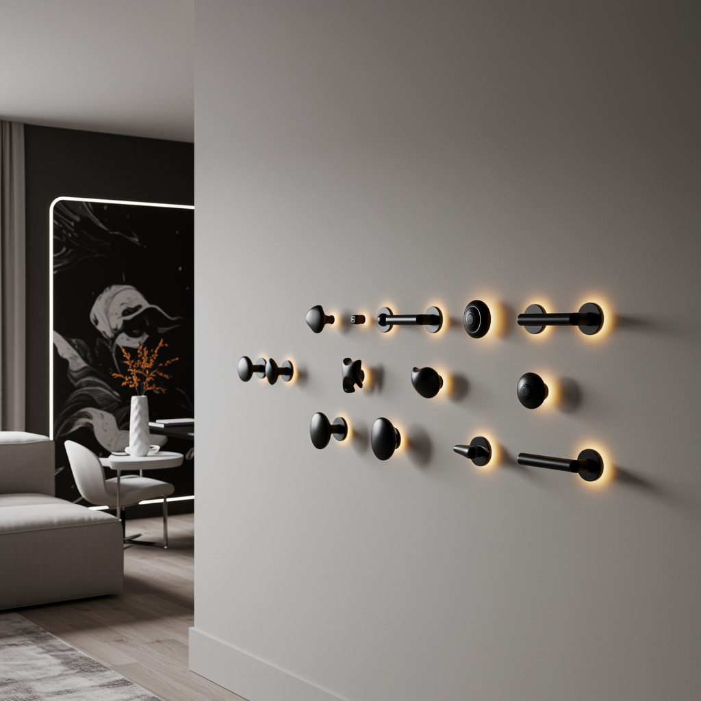 black interior door knobs