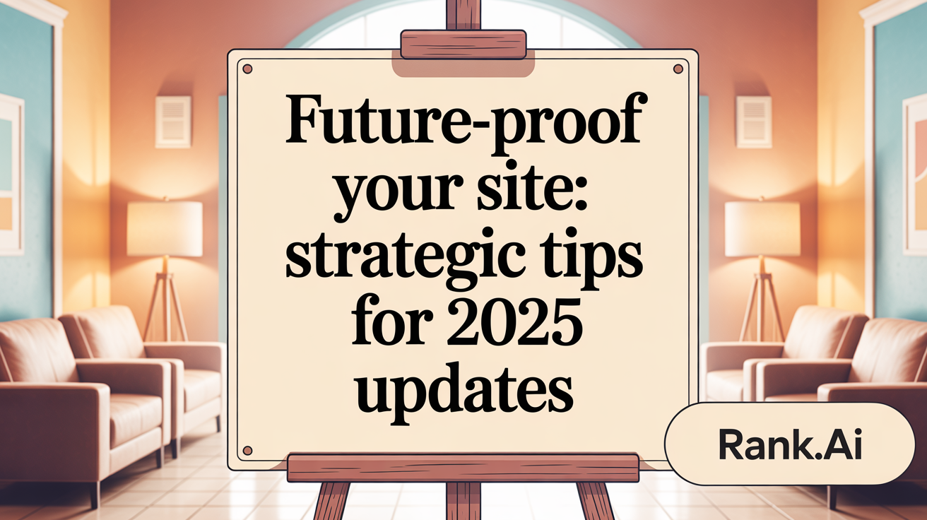 Future-Proof Your Site: Strategic Tips for 2025 Updates