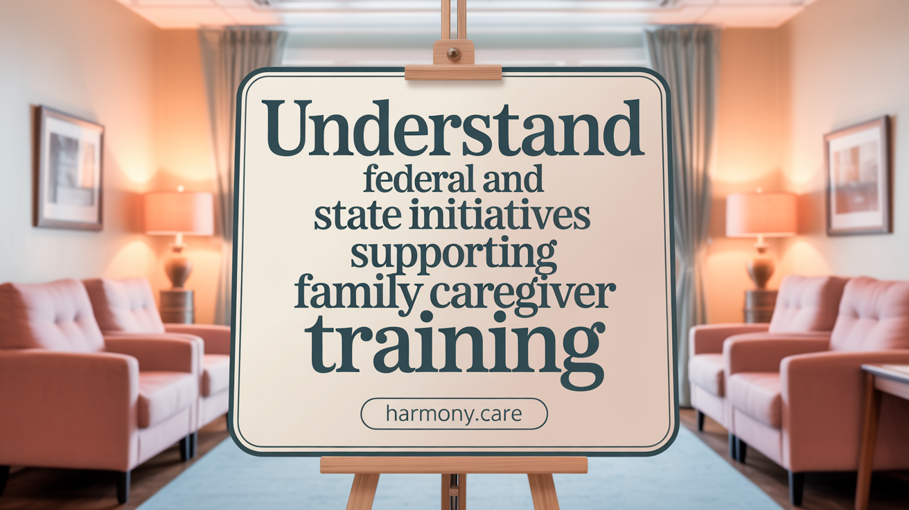 Understand Federal and State Initiatives Supporting Family Caregiver Training