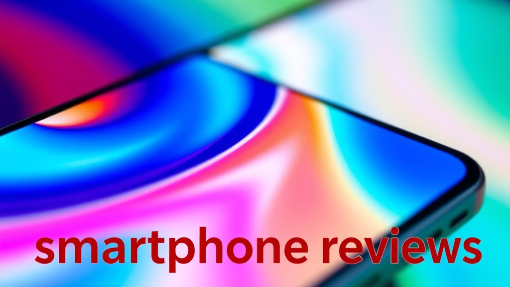 تصویر یک نمایشگر گوشی هوشمند با رنگ‌های زنده و جزئیات دقیق در بررسی گوشی‌های هوشمند