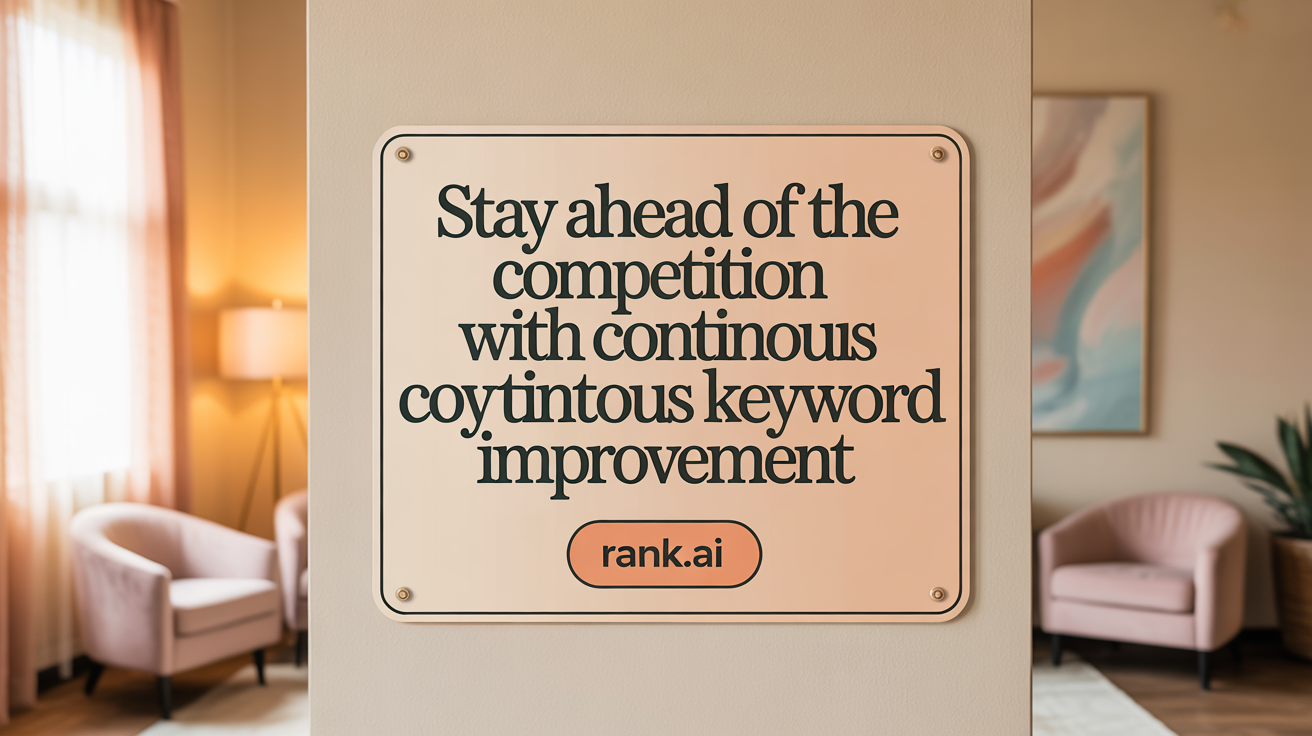 Stay Ahead of the Competition with Continuous Keyword Optimization