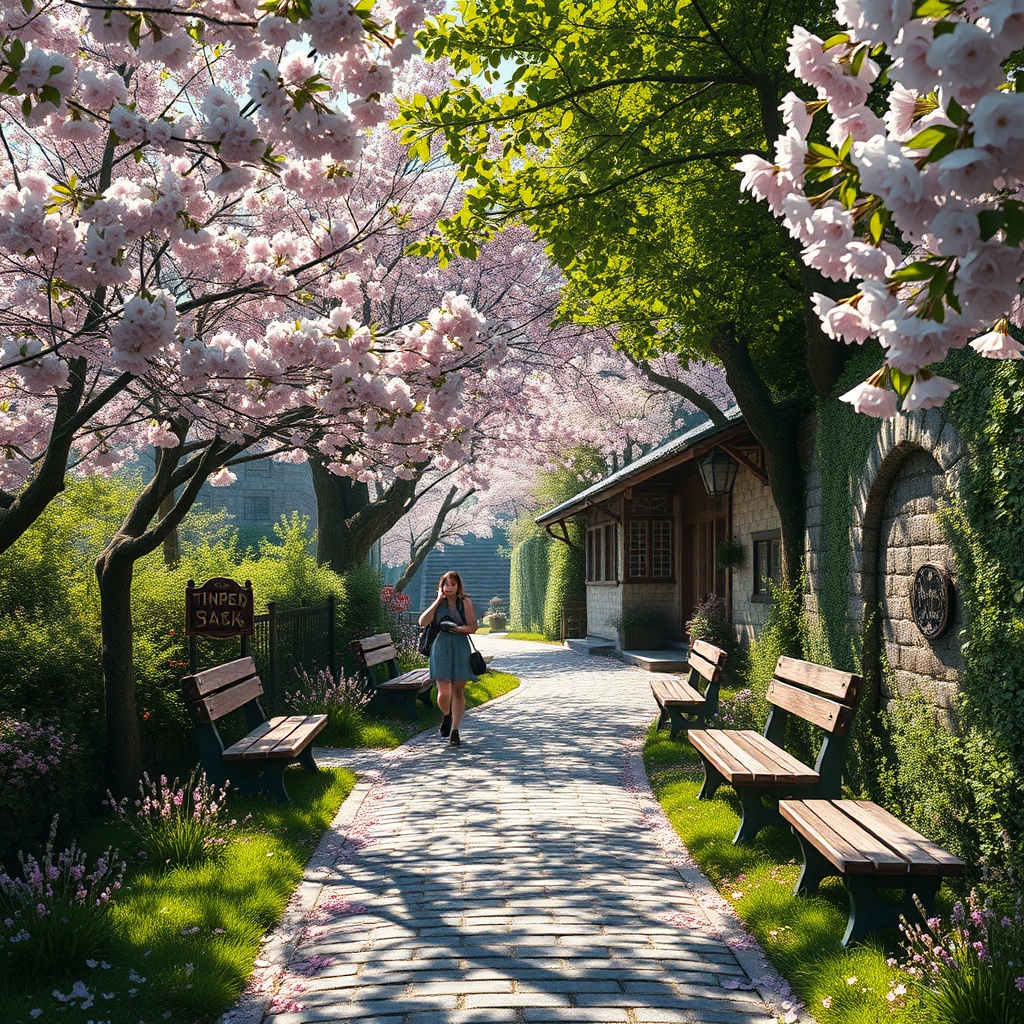 The Hidden Blossoms Lane