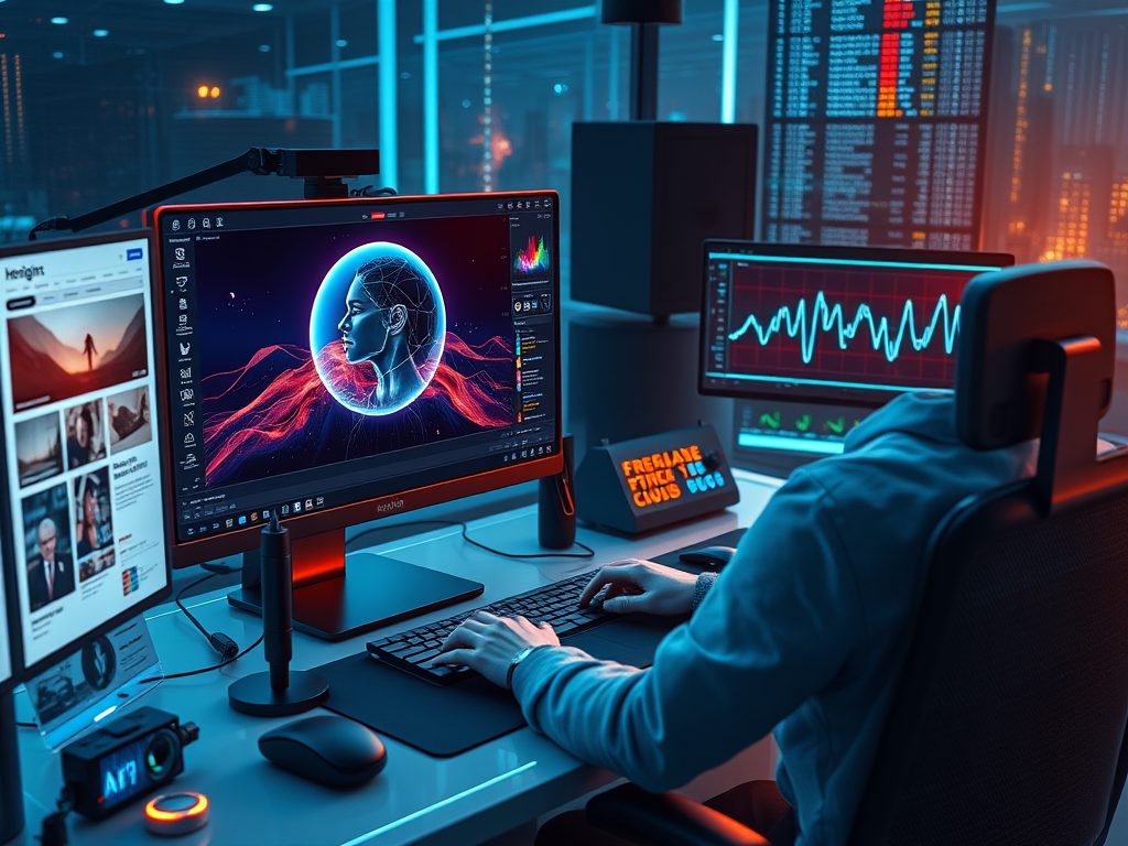 AI 이미지 및 음성 합성을 통한 콘텐츠 시각화