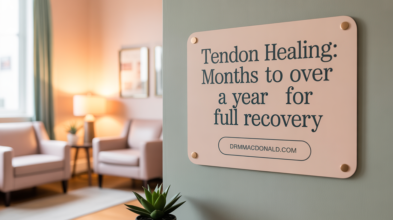Tendon Healing: Months to Over a Year for Full Recovery
