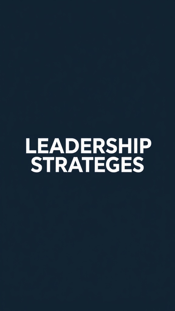 Leadership Strategies image