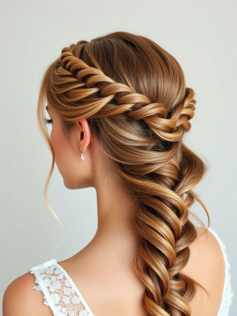Crown Braid for Weddings