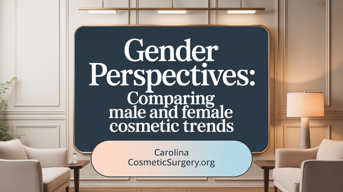 Gender Perspectives: Comparing Male and Female Cosmetic Trends