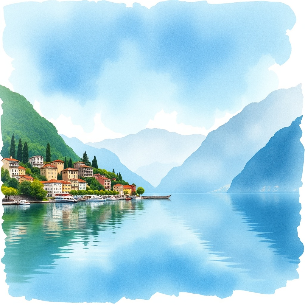 lake como image
