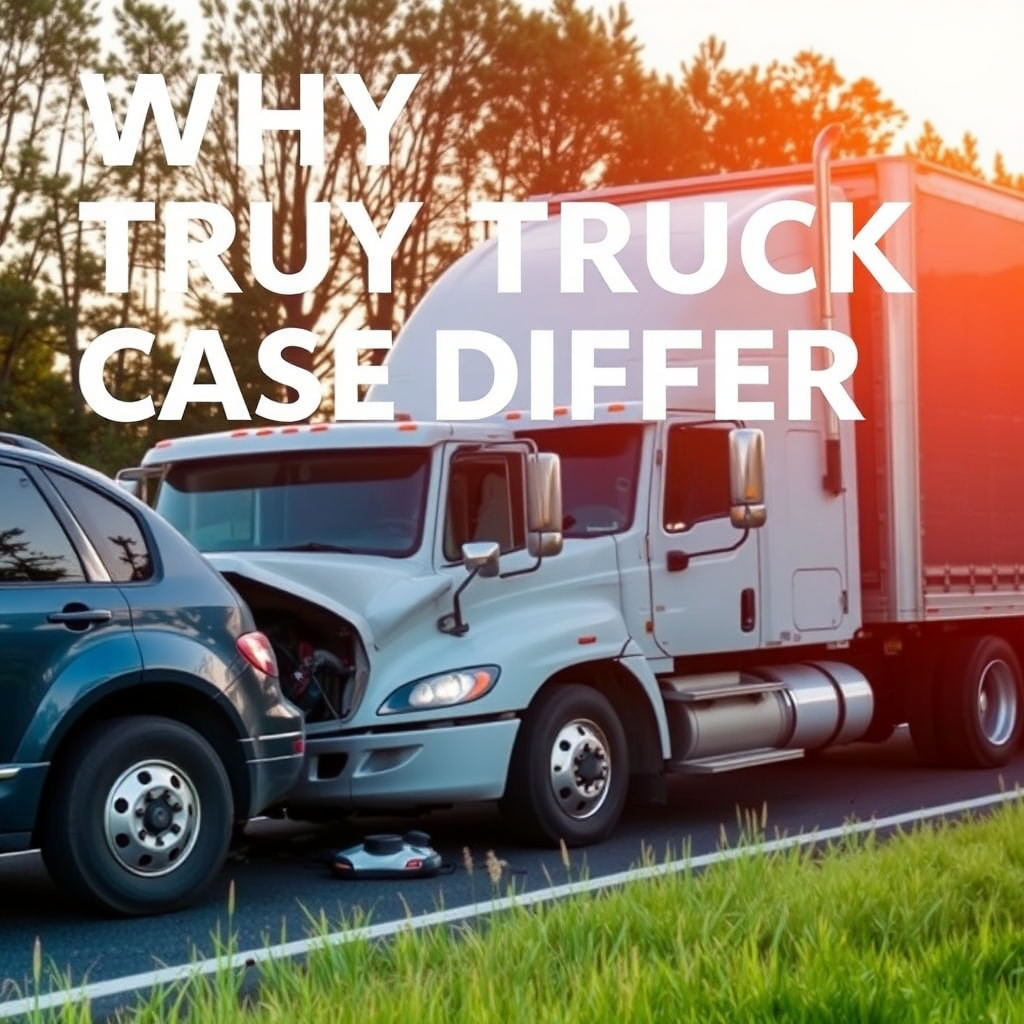 Why Truck Accident Cases Differ from Regular Auto Accidents
