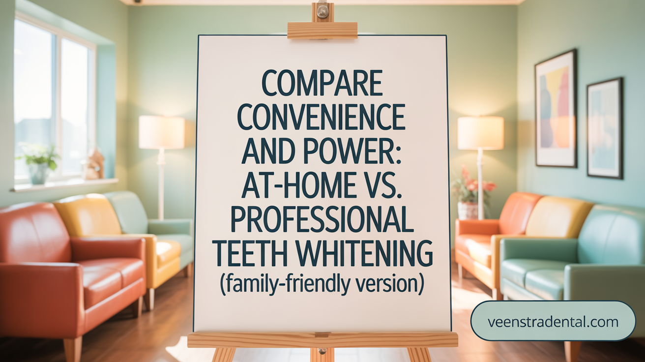 Compare Convenience and Power: At-Home vs. Professional Teeth Whitening
