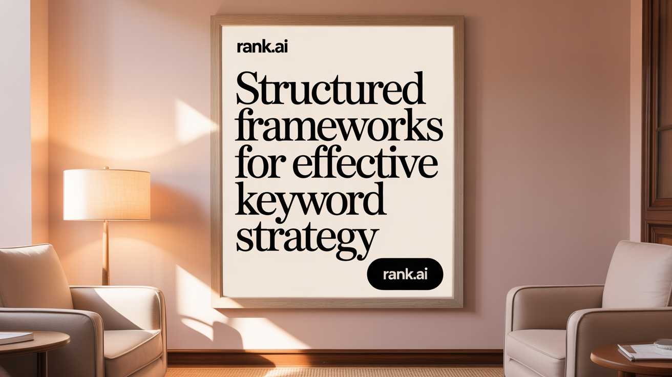 Structured Frameworks for Effective Keyword Strategy