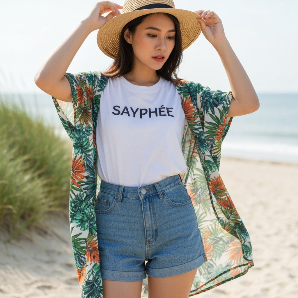 Layered Style: Sayphee & Kimono T-Shirt
