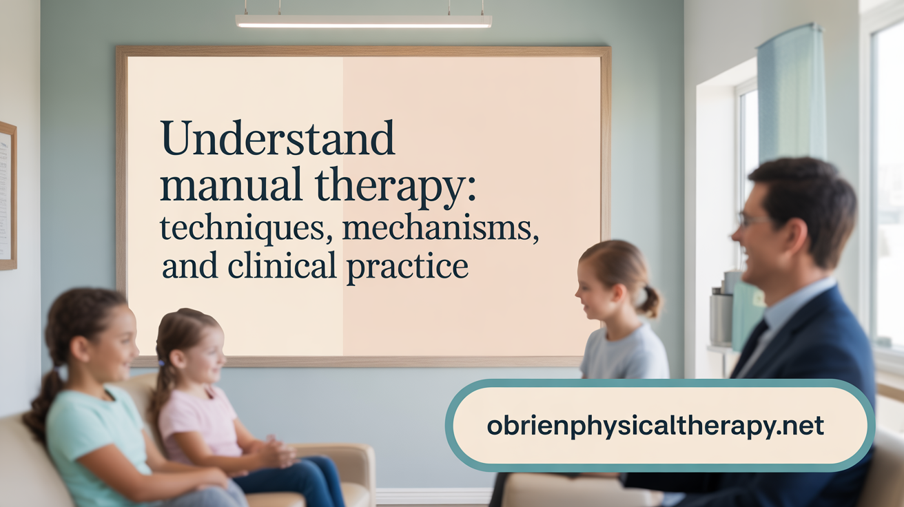 Understand Manual Therapy: Techniques, Mechanisms, and Clinical Reasoning