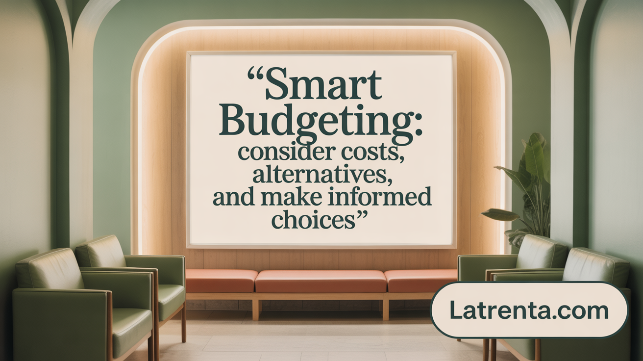 Smart Budgeting: Consider Costs, Alternatives, and Make Informed Choices