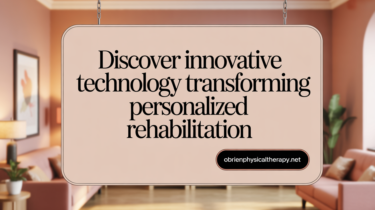 Discover cutting-edge technology transforming personalized rehabilitation