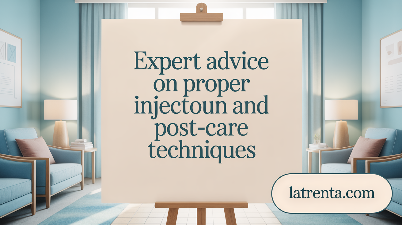 Expert Advice on Proper Injection and Post-Care Techniques