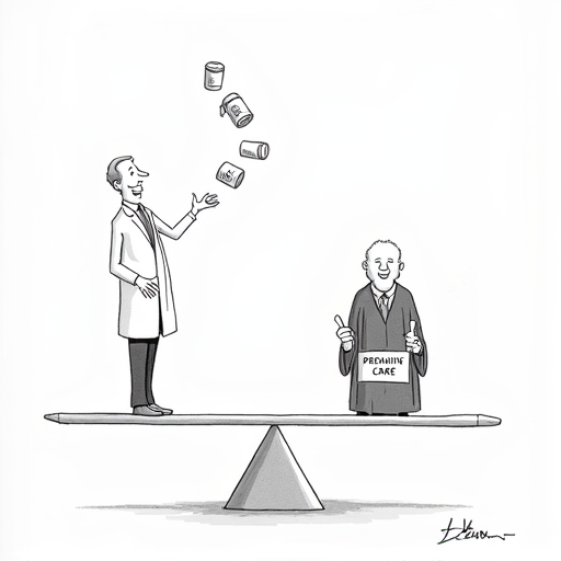 Supreme Court Upholds Affordable Care Act Preventive Care Provision single-panel cartoon