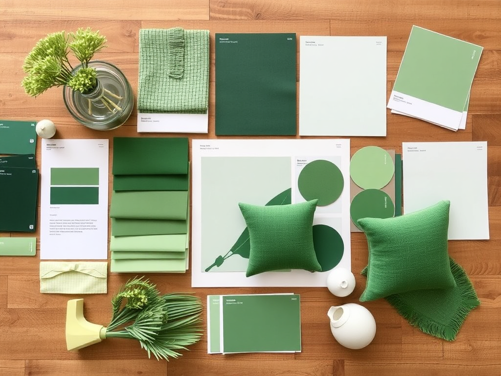 1. Choosing the Perfect Green Palette