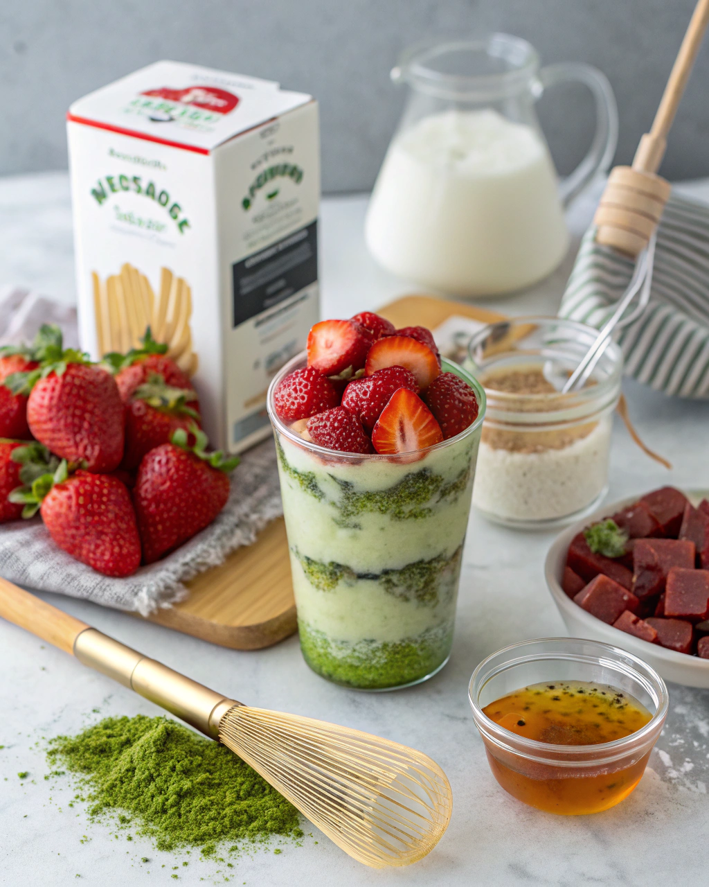 Strawberry Matcha Latte: The 3-Minute Magic Mocktail That Will Transform Your Morning 7 H7Q1BT9ghS2jqLecT01cH image