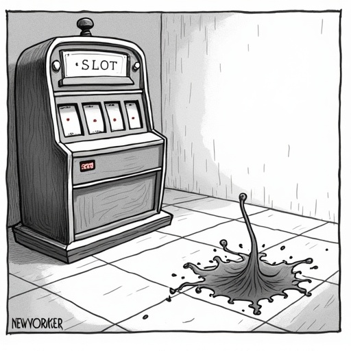 Las Vegas Tourism Declines Amid Economic Concerns single-panel cartoon