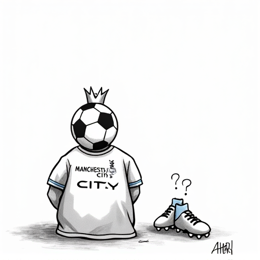 Al Hilal Upsets Manchester City in Club World Cup single-panel cartoon