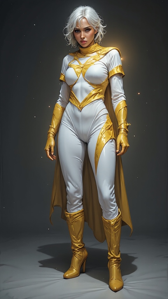 African-American female super-hero. She has the po