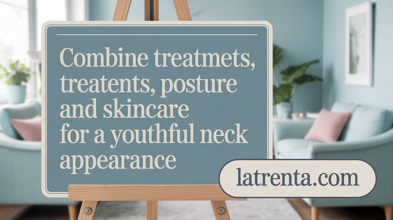 Combine Treatments, Posture, and Skincare for Long-Lasting Neck Rejuvenation