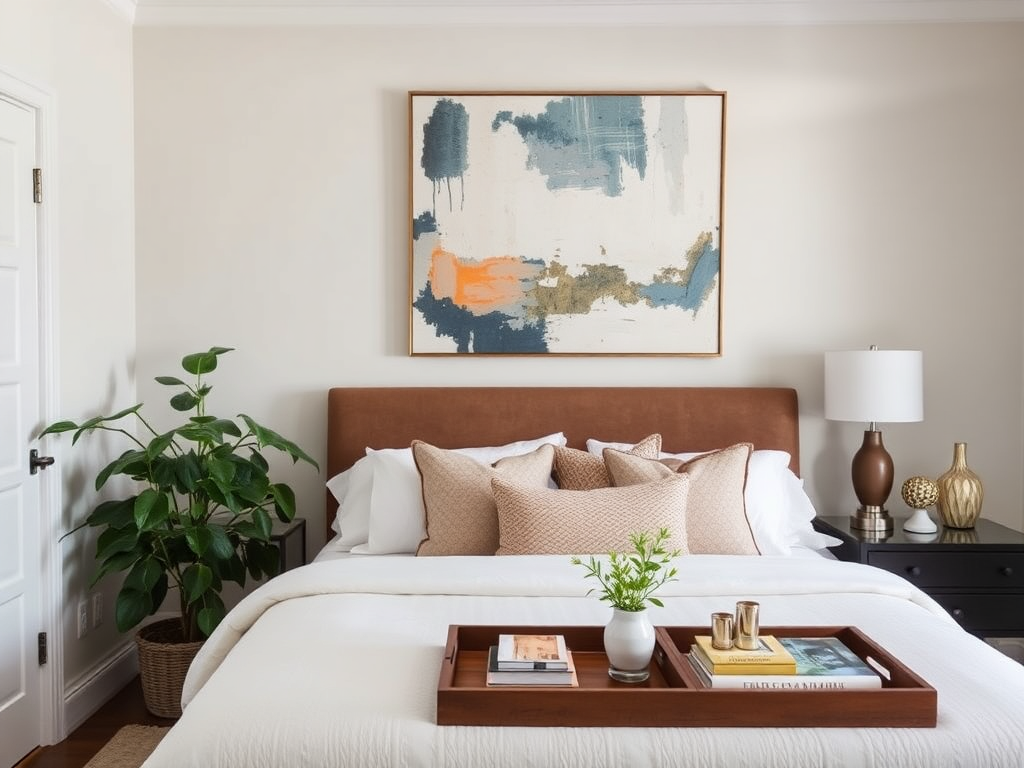5. Personalize with Art, Greenery, and Accessories
