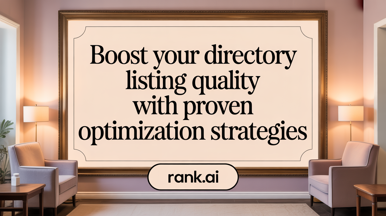 Boost Your Directory Listing Quality with Proven Optimization Strategies