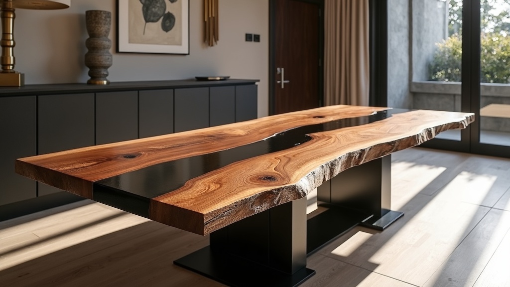 Как адаптировать стол из слэба к новому стилю: секреты обновления мебели и создания современных интерьеров