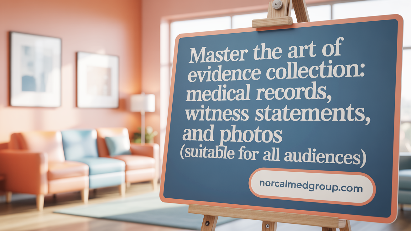 Master the Art of Evidence Collection: Medical Records, Witness Statements, and Photos